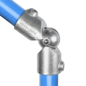 42mm OD Tube C42 x 125H Adjustable Elbow Galvanised Tube Fittings