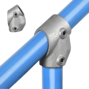 34mm OD Tube B34 x 129 Adjustable Tee Galvanised Tube Fittings