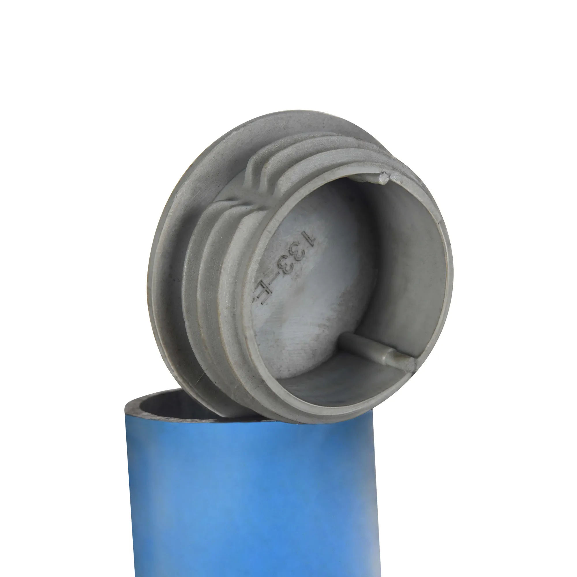 27mm OD Tube A27 x 133 Plastic End Cap Galvanised Tube Fittings