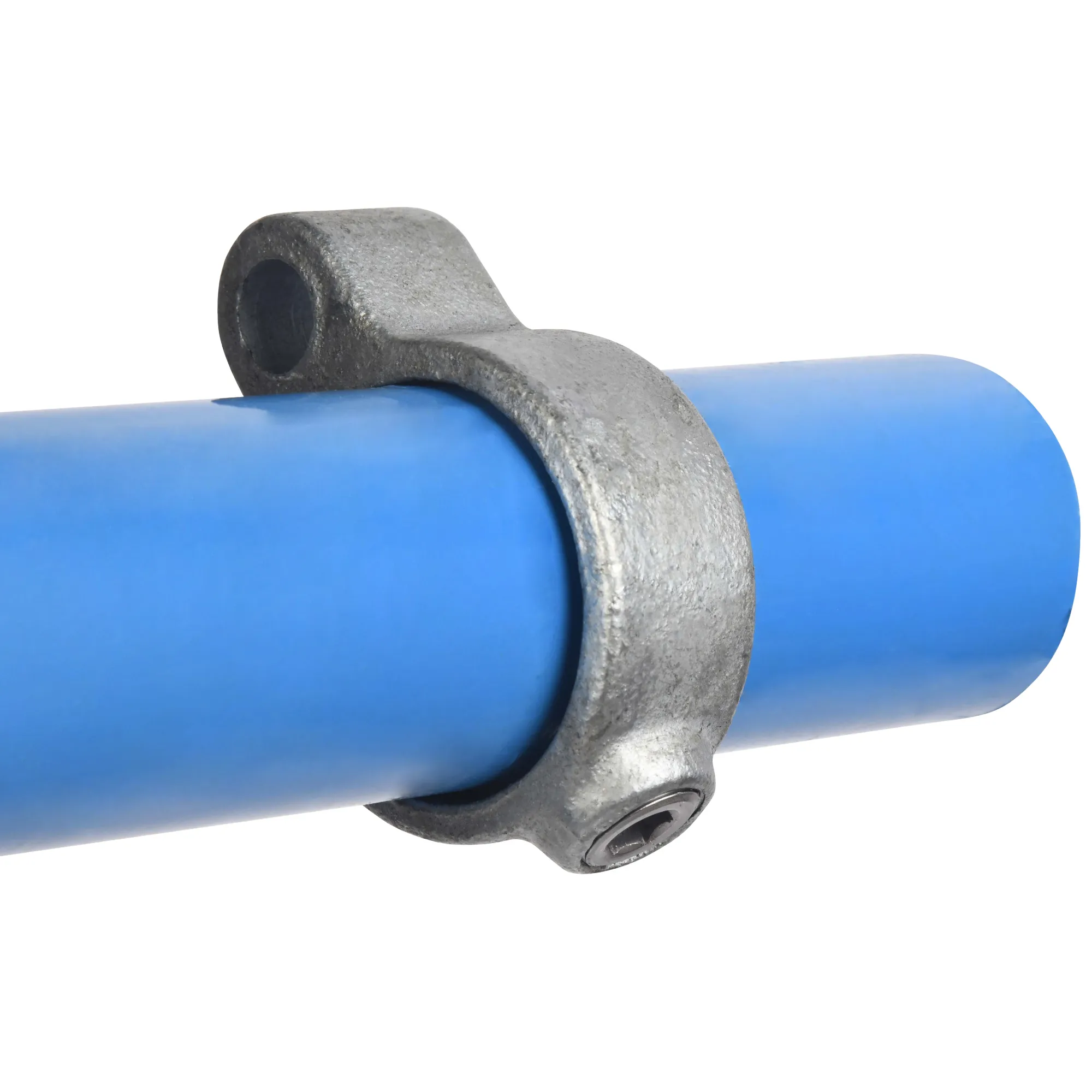 27mm OD Tube A27 x 138 Gate Hinge Eye Galvanised Tube Fittings