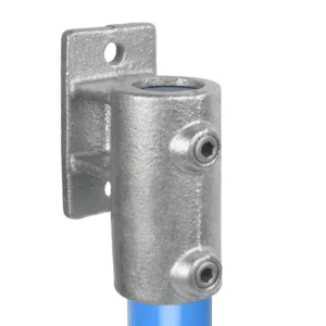 42mm OD Tube C42 x 144 Vertical Post Support Galvanised Tube Fittings