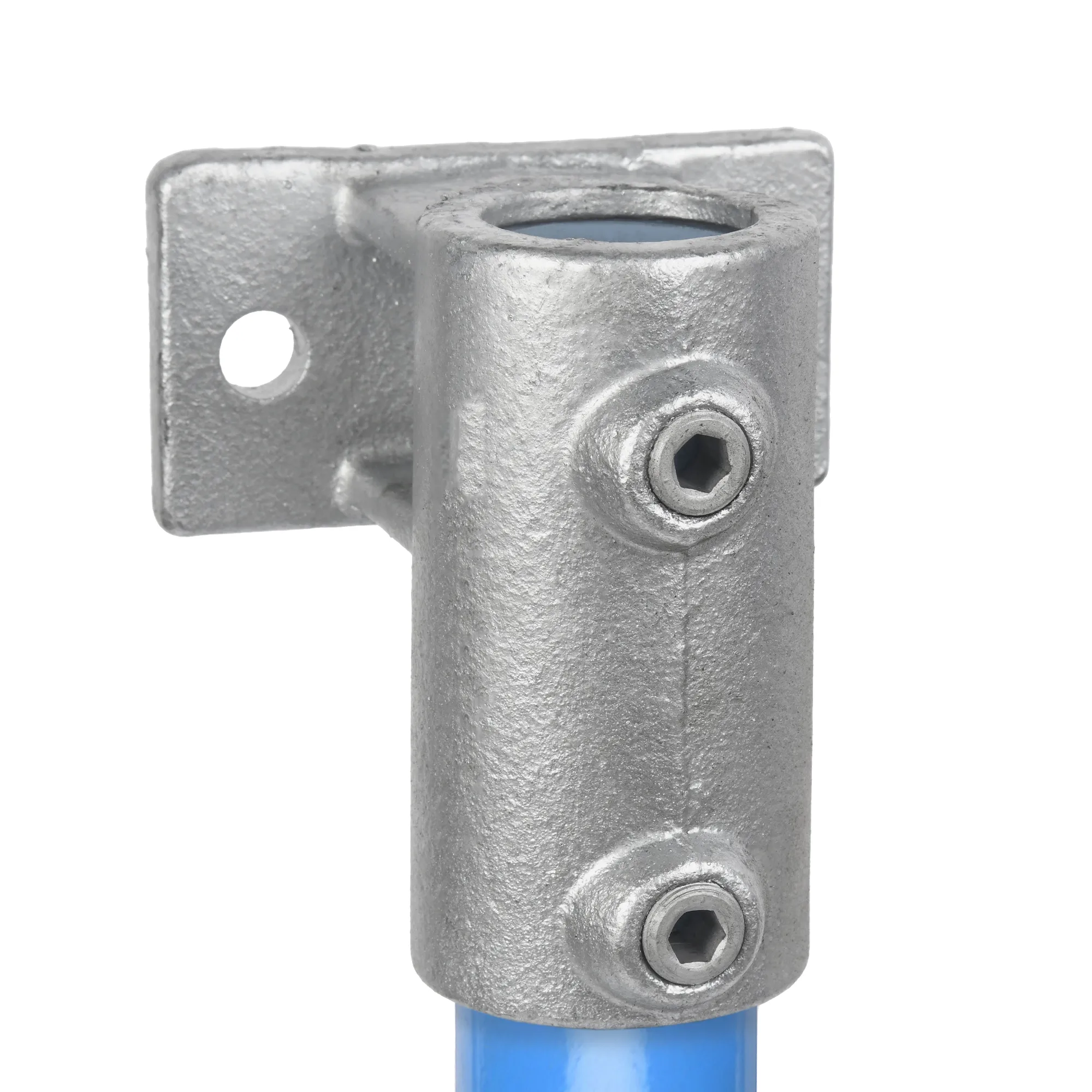 42mm OD Tube C42 x 145 Horizontal Post Support Galvanised Tube Fittings