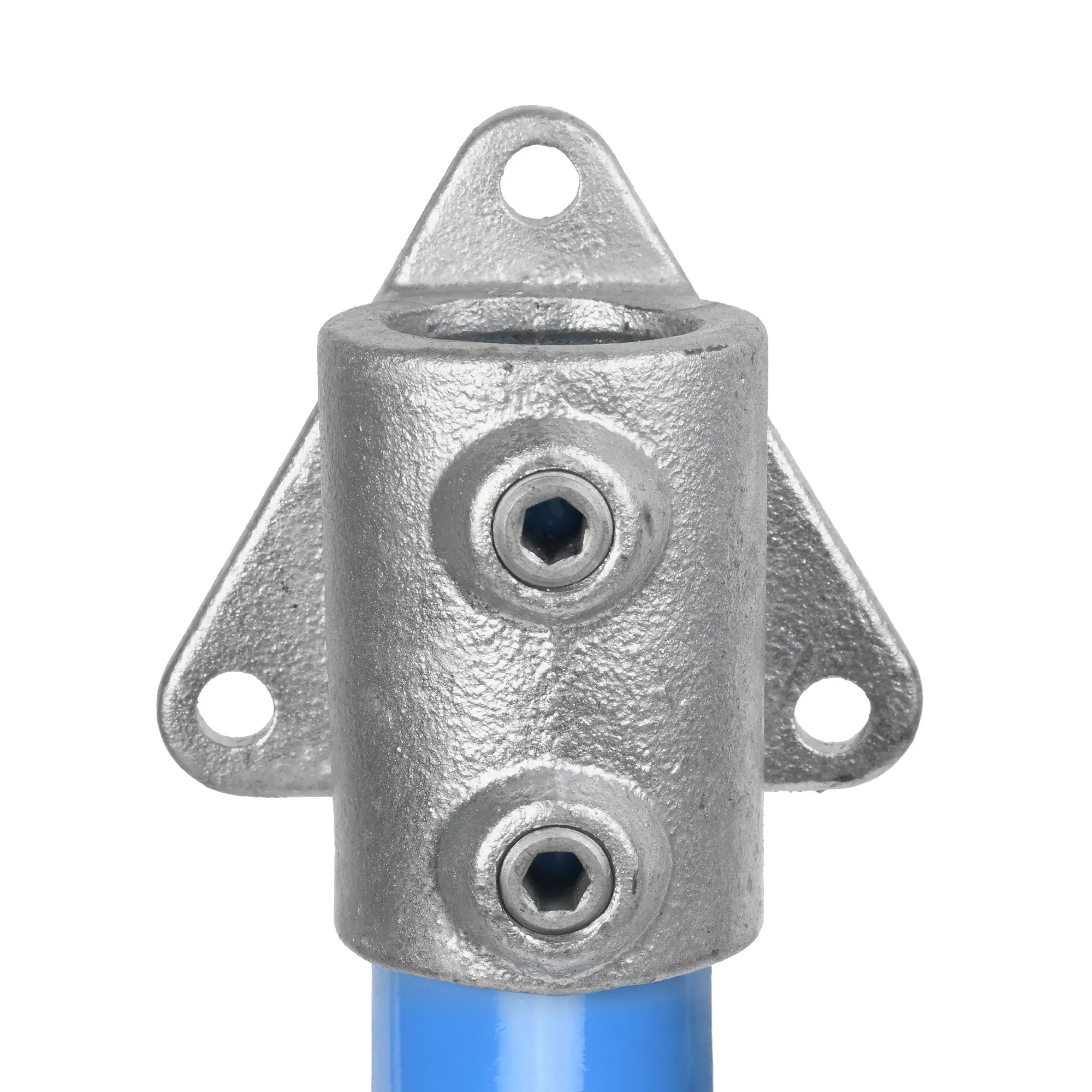 42mm OD Tube C42 x 146 Side Palm Fixing Galvanised Tube Fittings