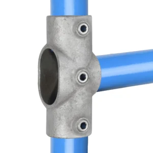 34mm OD Tube B34 x 156 Slope / Ramp Cross Galvanised Tube Fittings