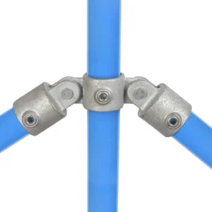 42mm OD Tube C42 x 167 Double Swivel Galvanised Tube Fittings