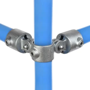 48mm OD Tube D48 x 168 Corner Double Swivel Galvanised Tube Fittings