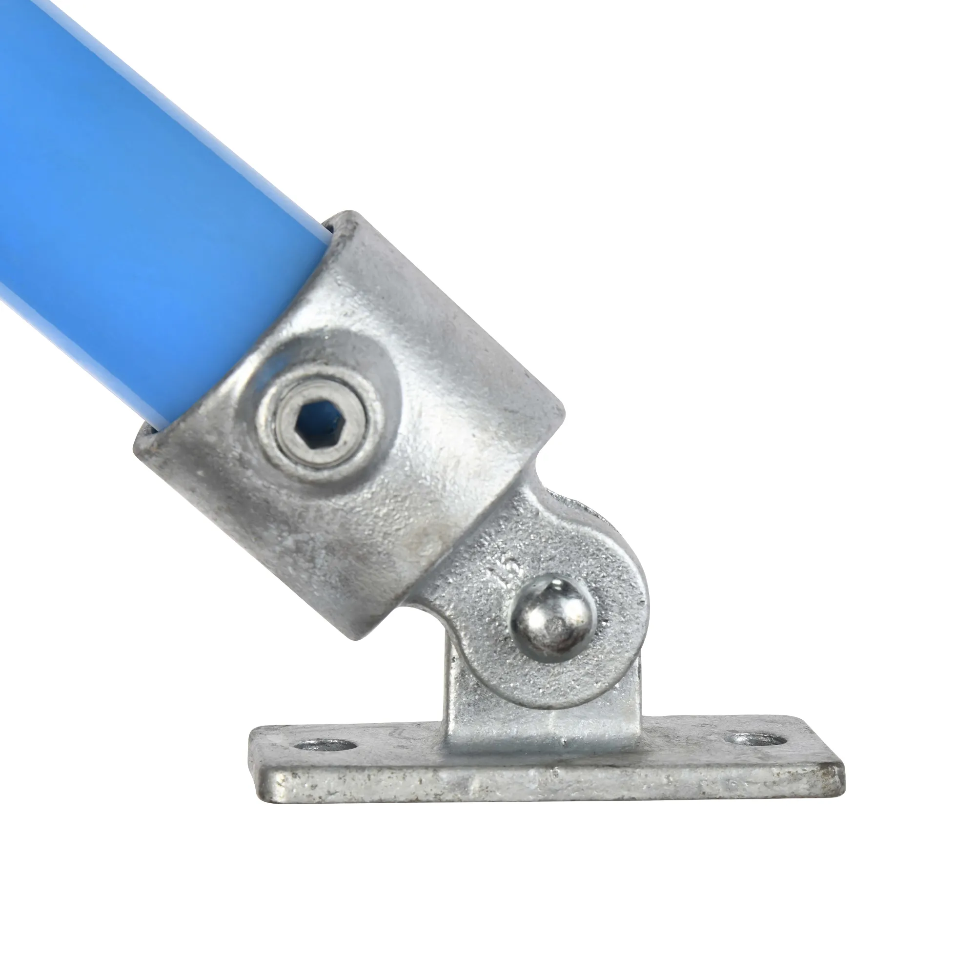 27mm OD Tube A27 x 169 Swivel Flange Galvanised Tube Fittings