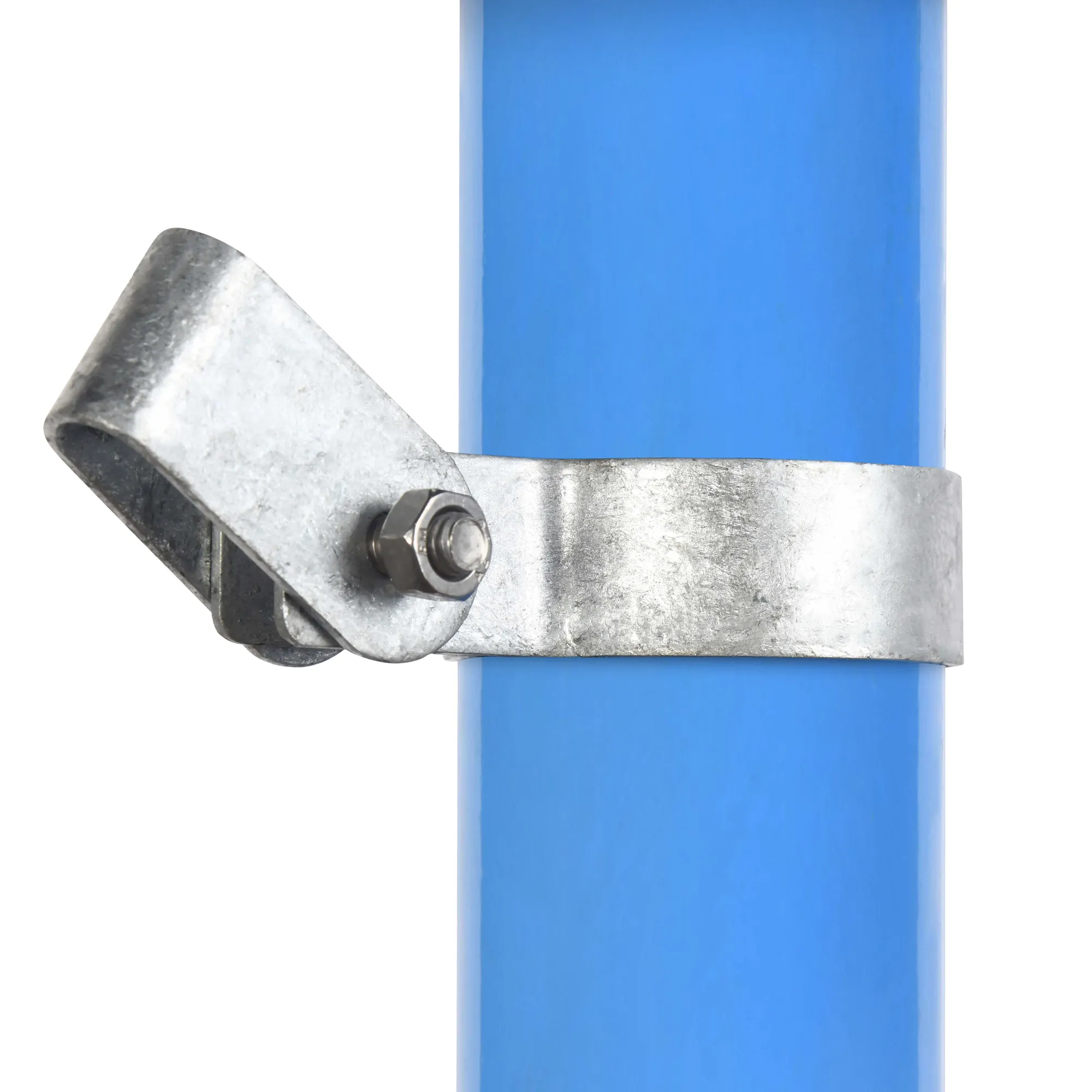 27mm OD Tube A27 x 170 Single Panel Clip Galvanised Tube Fittings